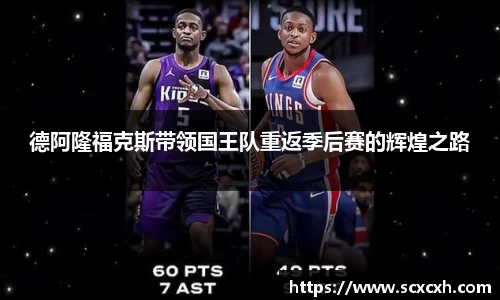 德阿隆福克斯带领国王队重返季后赛的辉煌之路